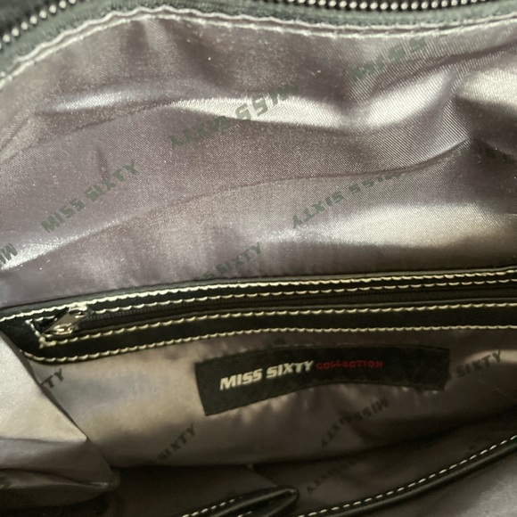 Miss Sixty Clutch, Y2K, Glossy, Antrasit and Black Bag - Picture 5 of 6